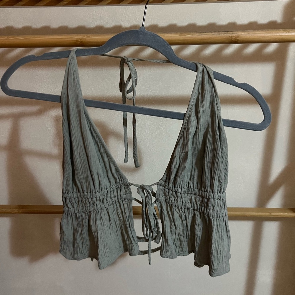 Garage Open Back Halter Tank